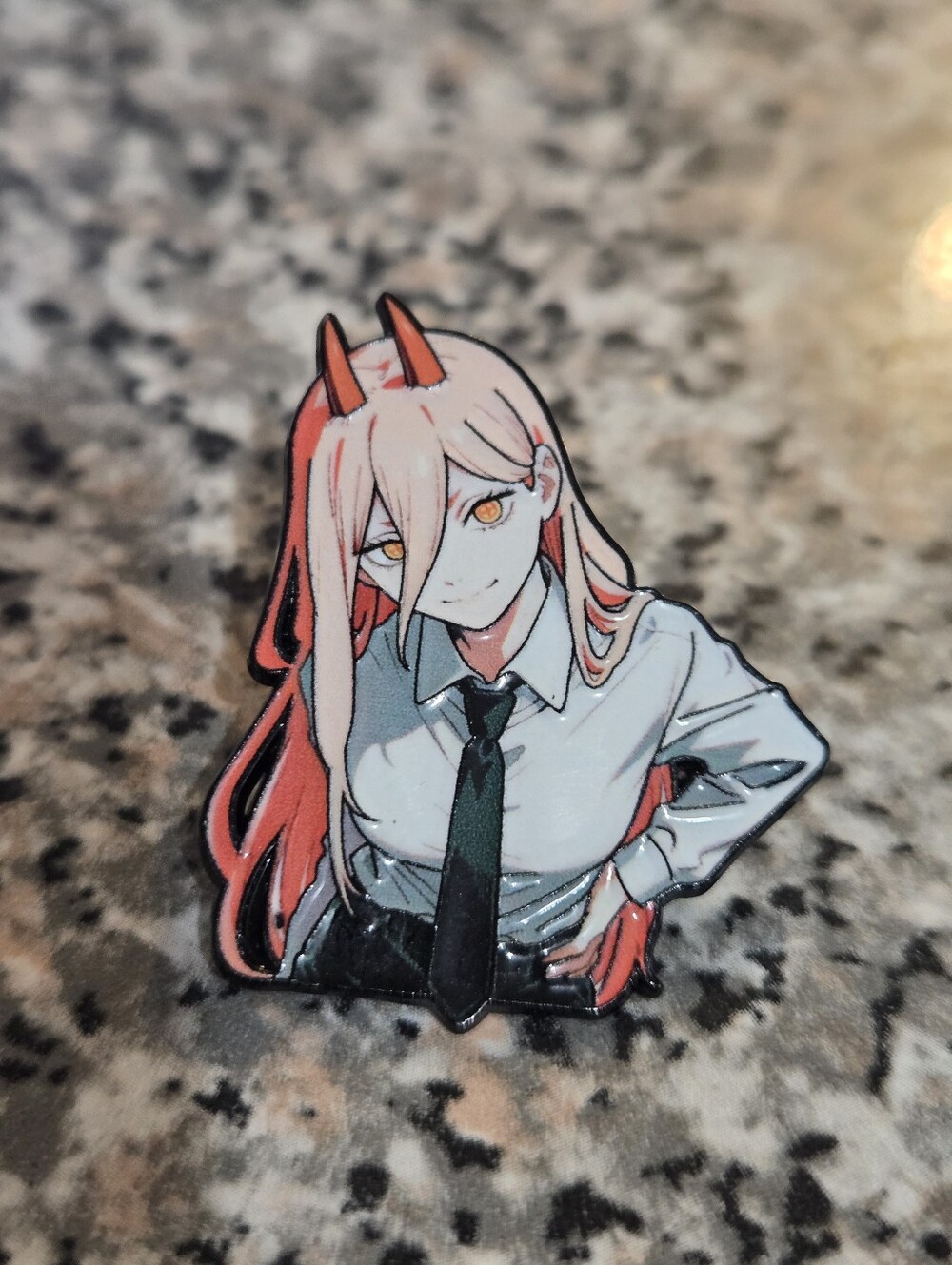 Power From Anime Chainsaw Man Enamel Pin